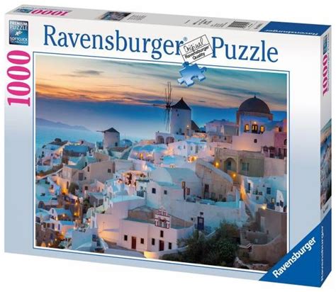 Puzzle RAVENSBURGER Puzzle De 1000 Piezas Puzzle Santorini Grecia