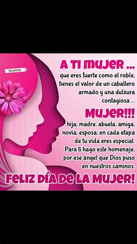 A Woman S Profile With Flowers In Her Hair And The Words Feliz Dia De