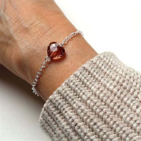 Armband Swarovski Kristall Herz Silber Arlizi Arlizi