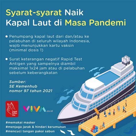 Infografik Syarat Terbaru Naik Kapal Laut Di Masa Pandemi