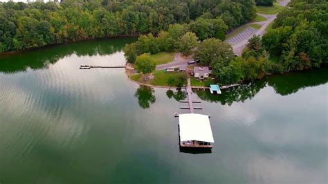 Aerial Tour Of Tims Ford State Park And Golf Course On Tims Ford Lake