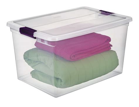 Sterilite Clearview Storage Box With Latched Lid 62 L Canadian Tire