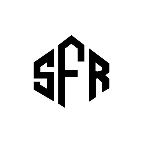 Diseño De Logotipo De Letra Sfr Con Forma De Polígono Diseño De