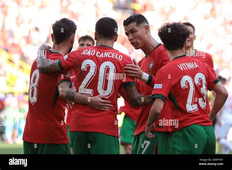 Dortmund Germany Nd June Portugal Players Celebrate After