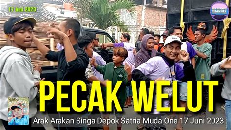 Digoyang Pecak Welut Versi Arak Arakan Singa Depok Satria Muda One Show