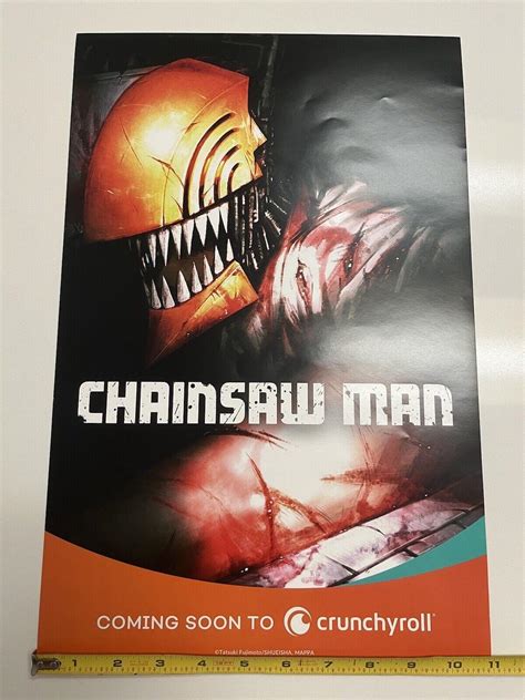 Anime Expo Ax 2022 Chainsaw Man Anime Poster Crunchyroll 4552801452