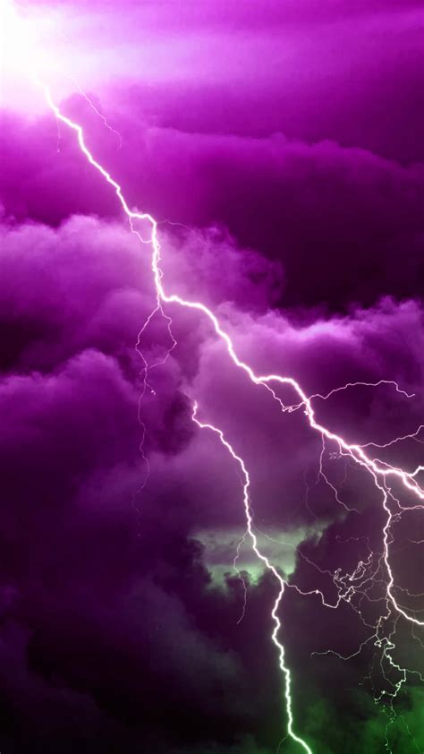 [100+] Purple Lightning Wallpapers | Wallpapers.com