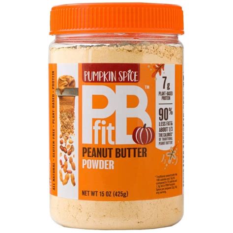 Pbfit Pumpkin Spice Peanut Butter Powder Plant Based Pumpkin Spice Protein Powders Popsugar