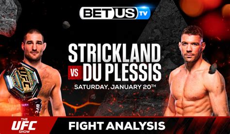 Sean Strickland vs Dricus Du Plessis UFC 297 01-20-2024