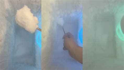 Freezer Frost Powdery Ice Eating Humidifier Ice Eating ASMR YouTube