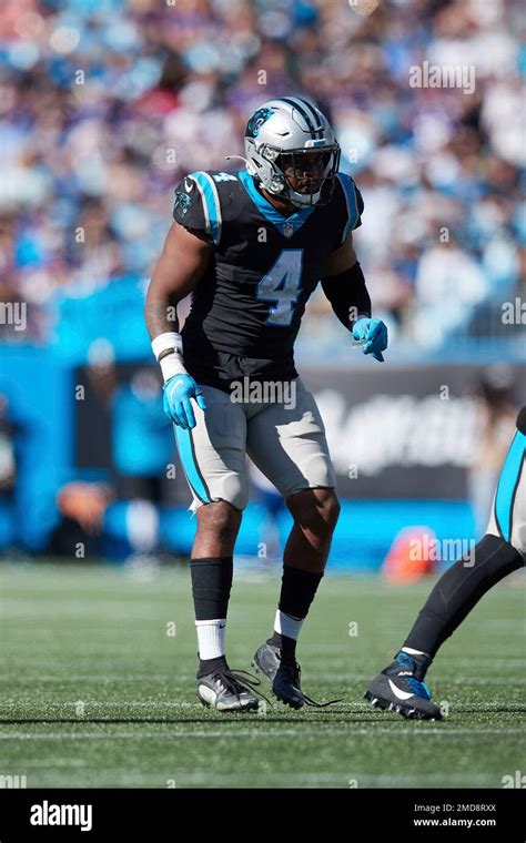 Carolina Panthers Linebacker Jermaine Carter Jr 4 During An Nfl