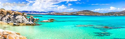 Greece Sea And Best Beaches Paros Island Cyclades Kolimbithres