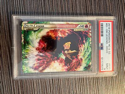 Ho Oh Legend 111 123 PSA 9 Pokemon Card MINT HeartGold And SoulSilver