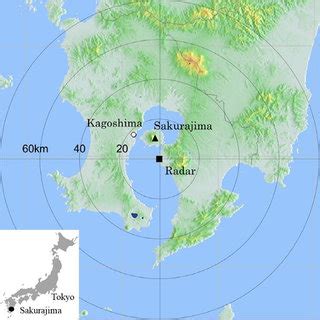 Sakurajima World Map