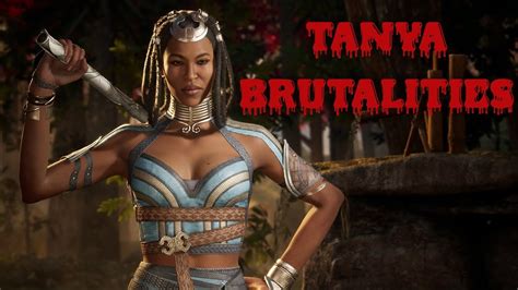 Tanya Brutalities Tutorial Mortal Kombat Youtube