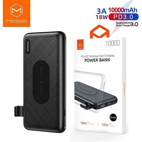 Jual MCDODO MC 7610 WIRELESS POWER BANK PB 10000 MAH POWER DELIVERY