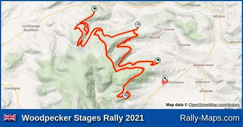 Maps Woodpecker Stages Rally 2021 BTRDA Rally Maps