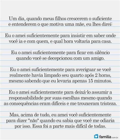 Carta De Uma M E Frases Engra Adas De M E Cartas De Amor Amor De Filho