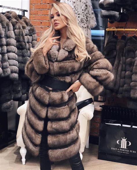 Fur Fashion Winter Fashion Womens Fashion Daria Sable Fur Coat