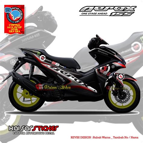 Jual Stiker Striping Motor Aerox Decal Stiker Aerox Stiker