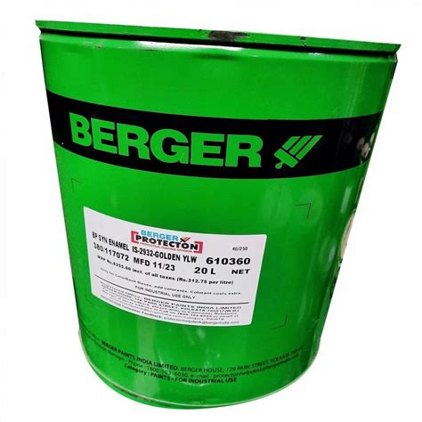 Berger Epoxy Paints 20 L Berger Epoxy Floor Paints Latest Price