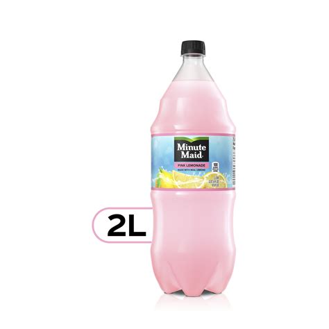 Minute Maid Pink Lemonade Fruit Juice Liter Bottle Walmart