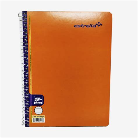 Cuaderno Frances Estrella 100h Raya Espiral 1 Pzs KONECTKT