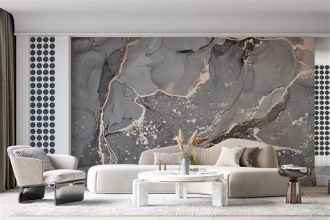 Wall Mural Photo Wallpaper Grey marble Nr. u93578 | Uwalls