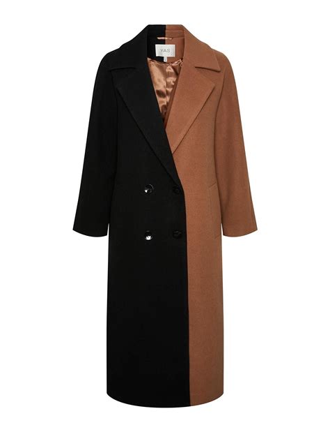 YAS Yasblocky Wool Coat Ka jackor kappor shoppa på Booztlet