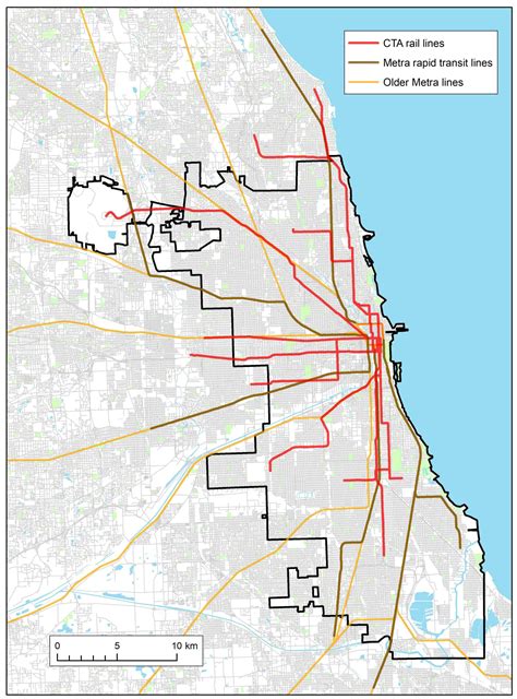 Metra Train Map