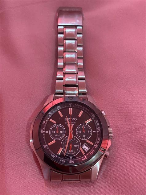 Seiko Chronograph Seldom Wear Too Many Watches No Battery Mens