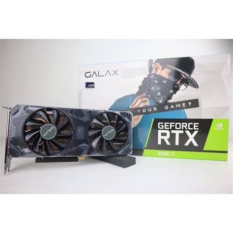 การ์ดจอ Galax Geforce Rtx 3060 Ti 1 Click Oc 8gb Gddr6 Lhr