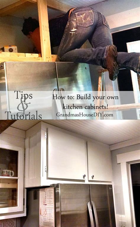 How to DIY build your own white country kitchen cabinets