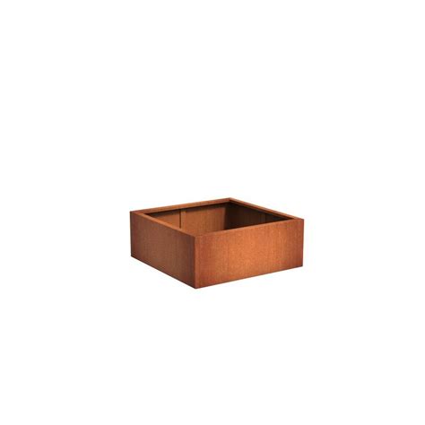 Pot Carr Andes En Acier Corten X X Mm