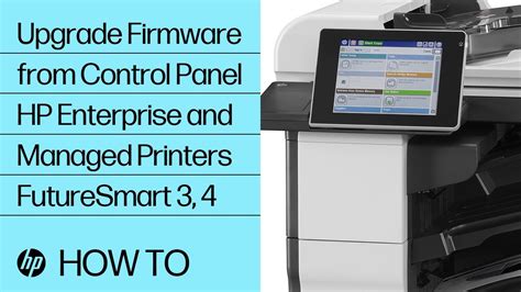 Hp Laserjet Enterprise Hp Laserjet Managed Update The Printer