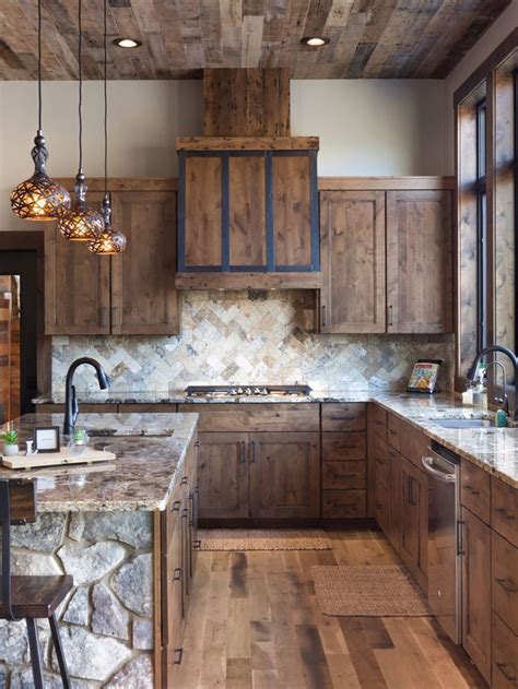 Rustic Stone Backsplash Natural Organic Stone Walls