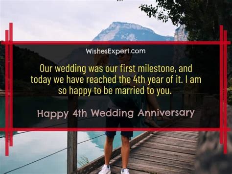 30 Best Happy 4 Year Anniversary Quotes And Wishes