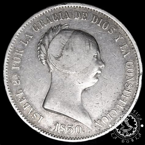 Royaume DEspagne Isabel II 1833 1868 20 Reales 1850 Catawiki