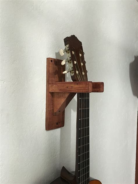 Soporte Para Guitarra Con Madera Reciclada Guitar Hanger Guitar