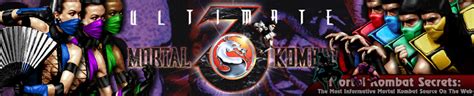 Ultimate Mortal Kombat 3 Characters Bios Mortal Kombat Secrets