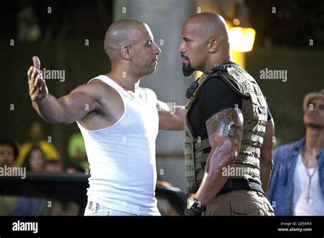 VIN DIESEL, DWAYNE JOHNSON, FAST FIVE, 2011 Stock Photo - Alamy