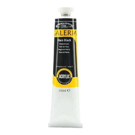 Winsor Newton Galeria Acrylic Paint 200ml Mars Black Walmart