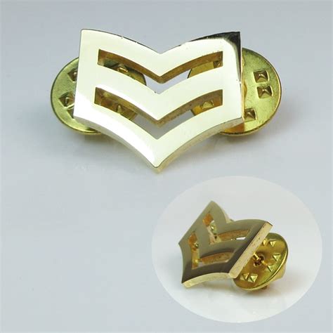 Usa Army First Class Sergeant Collar Lapel Pin Insignia Military