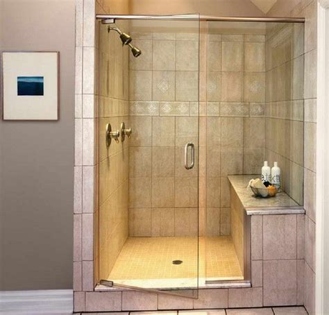 Walk In Shower With Seat And Glass Doors - Glass Door Ideas