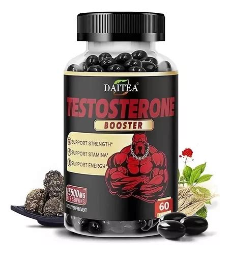 Testosterona Booster Suplemento Potenciador Natural 60 Cáp Cuotas sin