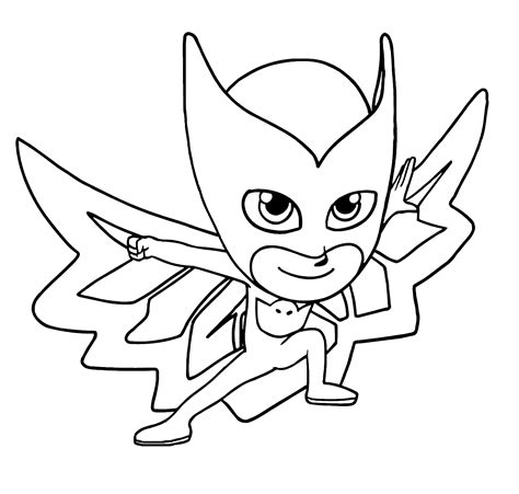 Pj Masks Coloring Pages Pdf At Getdrawings Free Download