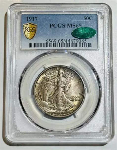 P Walking Liberty Half Dollar Pcgs Ms Cac Picclick Uk