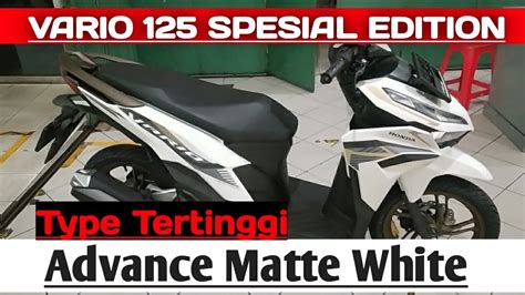 Honda Vario Putih Doff Advance Matte White Cbs Iss Keyless