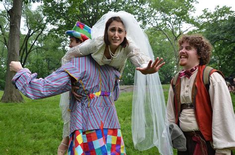 Actor Scott Watson as Grumio in the New York Classical Theatre ...