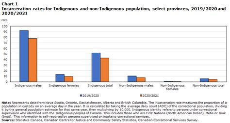 Over Representation Of Indigenous Persons In Adult Provincial Custody 2019 2020 And 2020 2021